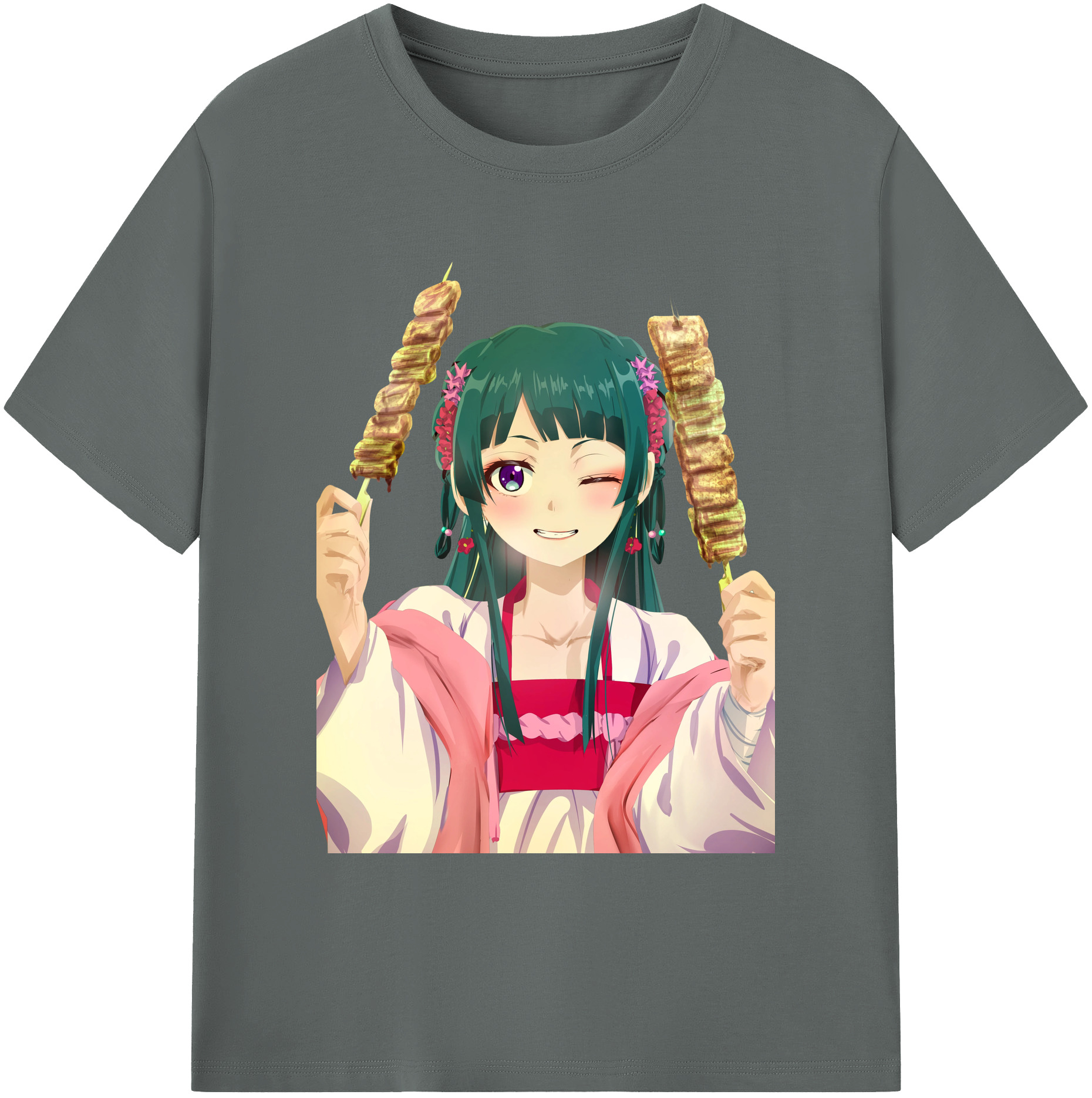 （画像用） 薬屋のひとりごと The Apothecary Diaries 綿100％ メンズ半袖Tシャツ｜肌触りやわらか＆通気性